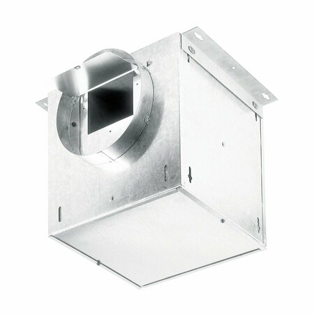 ALMO Vent Hood In-Line Blower 280 CFM with Flexible Duct Connection and Built-In Damper HLB3